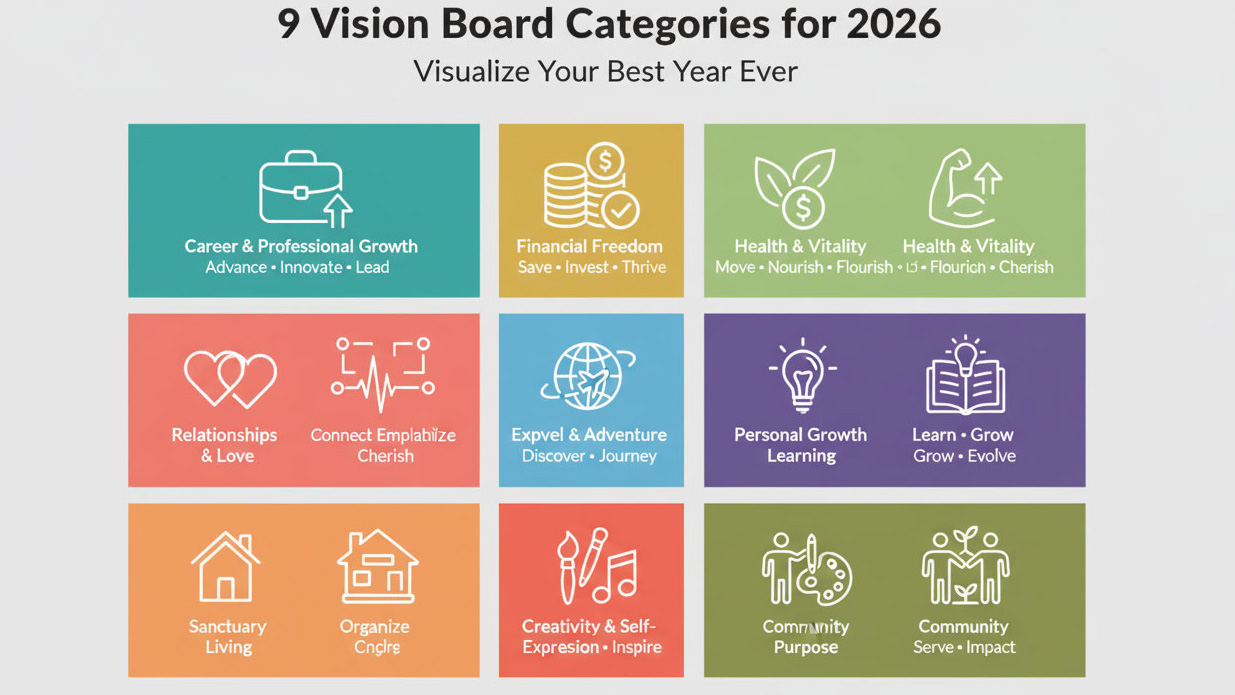 2026 Vision Board Ideas: Turn Your Dreams Into Daily Reality - Self ...